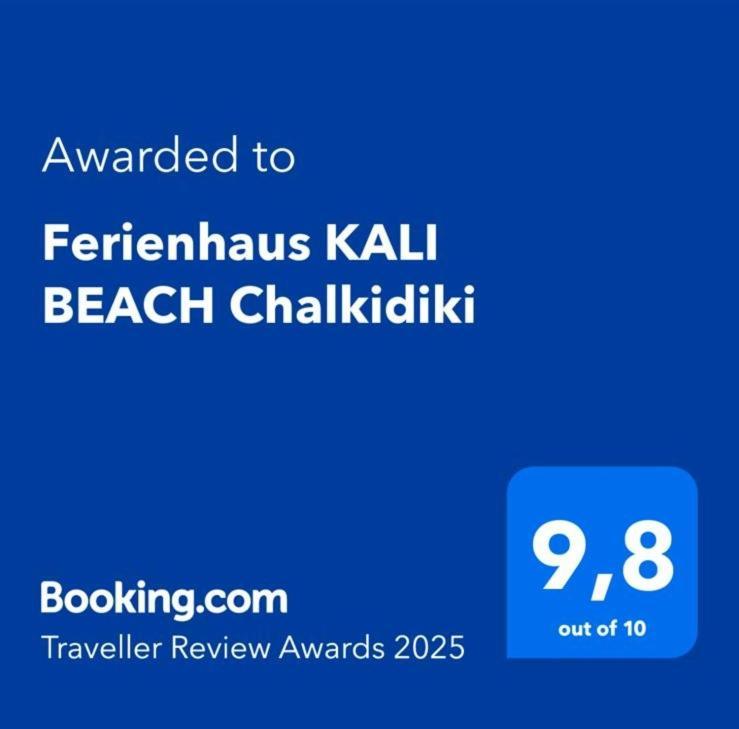 Ferienhaus KALI BEACH Chalkidiki Nea Kallikrateia Exterior foto